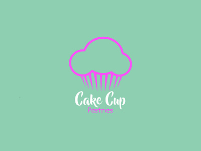 Cakes Cup Pastries branding dailylogochallenge design flat icon illustration illustrator logo logocore minimal