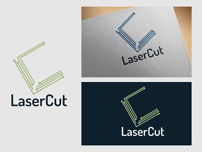 Laser Cut branding dailylogochallenge design flat icon illustration illustrator logo logocore minimal