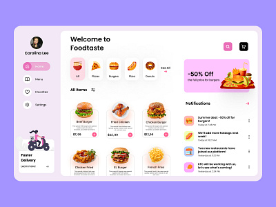 FoodTaste UI Design