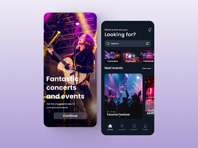 Festivals and events app appdesign bhfyp dailyui design designinspiration interface ui uidesign uidesigner uidesigns uitrends uiux userexperience ux uxdesign