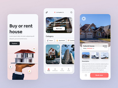 Real Estate App Design apartments app appdesign apps apps design dailyui design houses interface properties real estate ui uidesign uidesigner uidesigns uitrends uiux user experience user interface ux
