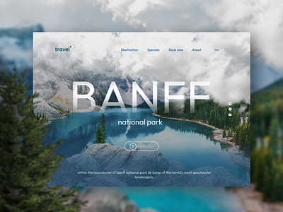 Landing Main Page - Travel design graphic design landingpage travel ui uiux webdesign