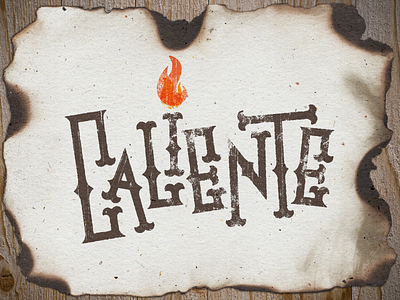 Caliente lettering