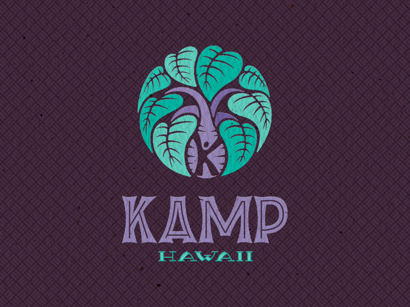 Youth nonprofit logo 01 vectored emotional hawaii kalo leaves lettering natural nonprofit organic taro youth