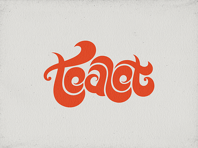 WIP - Tealet logo vectors 01 aloha artisan black colorful curves hand drawn hand lettering handcrafted hawaii letterforms red tattoo tea tribal type typography