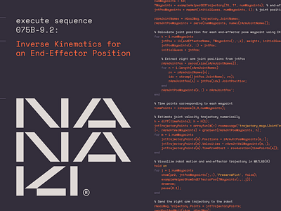 Nanaki 01a abstract ai branding code futuristic geometric japan japanese lettering logo modernism programming robot robotics sci fi tech technology type design typography