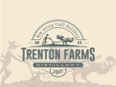 TRENTON FARMS artist axe branding business design farmer farmers market farms graphic design grass greenery greens illustraion pictorial mark trending typography village