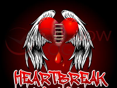 Heartbreak Locker art branding breakup business colors creative design graphic graphic design heart illustraion lock minimal skills trend typography