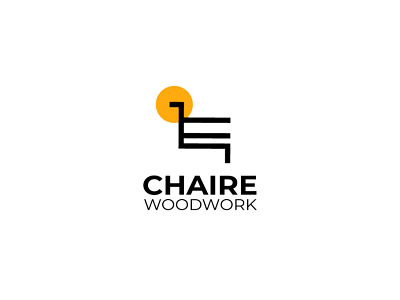 CHAIRE branding chair chair logo design graphic design illustration illustrator logo sarosh sun vector wood logo