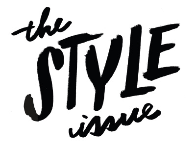 The Style Issue hand lettering lettering