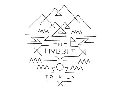 The Hobbit Book Cover book cover illustration lettering the hobbit