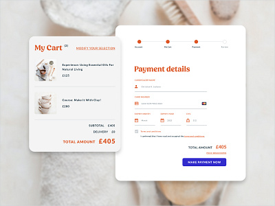 Daily UI #002 Credit Card Checkout dailyui design exclusive friendly lifestyle ui user interface ux web website design