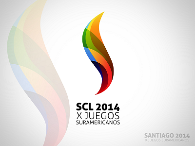 X Juegos Suramericanos Santiago 2014 antorcha colorful colorido flame games juegos llama olympics sports