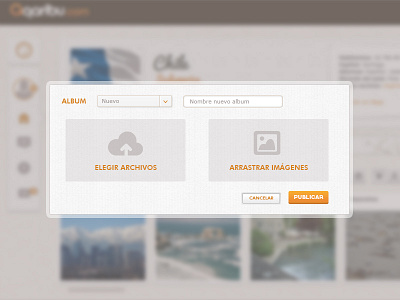 Upload Form albums buttons drag drop files form images pictures select ui upload web