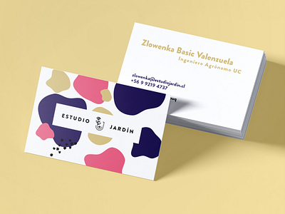 Branding for Estudio Jardín abstract branding branding design colorful flowers logo