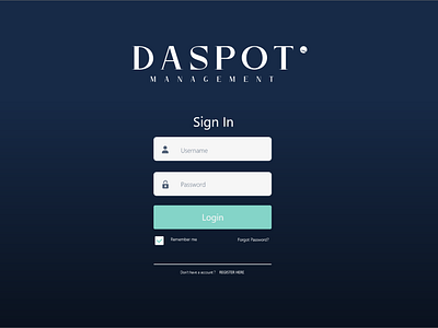 Login Daspot