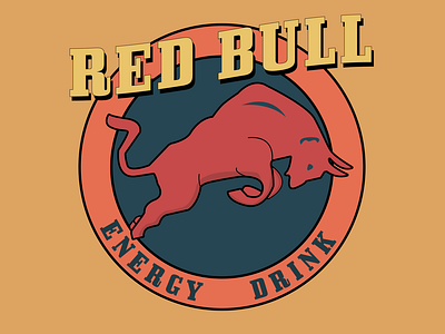 Red Bull logo retro