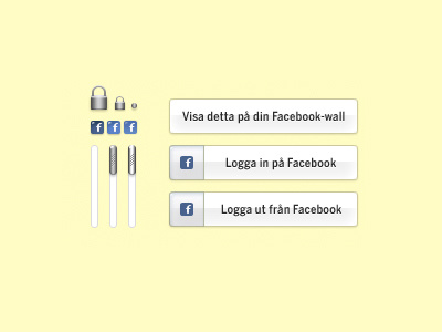 Components button facebook lock scrollbar