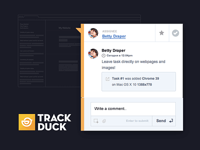 Updated extesion freebie screenshot trackduck ui visual feedback webapp