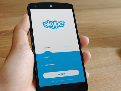 SKYPE Re-Design by CodeFish Studio app app design development