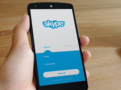 SKYPE Re-Design by CodeFish Studio app app design development