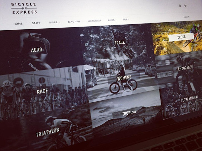 Bicycle Shop design development graphic ui ux webdesign