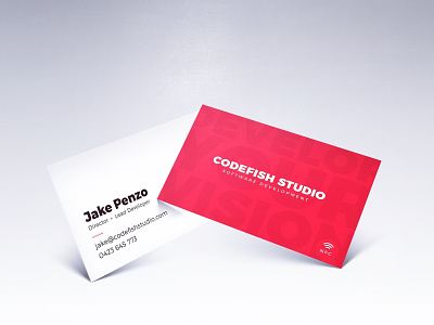 CodeFish Studio - Business Cards 2019 business card design business cards contactless graphic design nfc