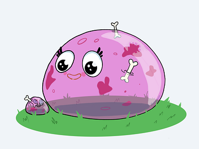 Doodle Club 2020 - Droplet blob bones cute doodle club droplet procreate the blob