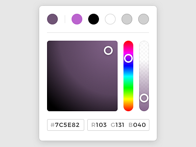 Colour Picker color color picker colour colour picker form input interface picker popout popover slider ui