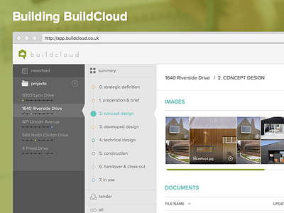 Buildcloud Case Study app design ui ux web app web design