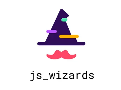 js_wizards code designers developers gandalf js logo mustache new redesign refresh wizard