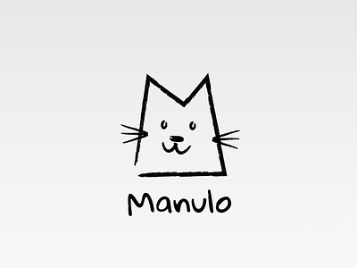 Manulo carbon cat drawing logo manul manulo raw sketch