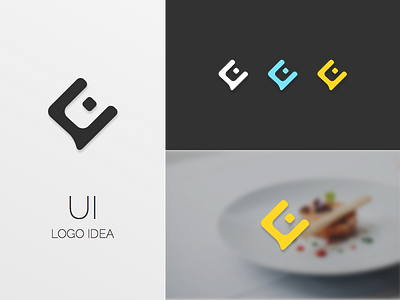 ui logo idea letter logo teekin u ui ui logo