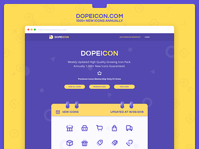 Dopeicon Weekly Updated High Quality Growing Icon Pack dailyui dope free free design free download free icon set free icons free logo icon icons icons design icons pack icons set logo membership outline outline icon outline logo premium two color