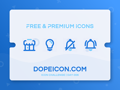 Dopeicon - Icon Showcase 006 animation app branding design dopeicon flat freebies icon illustration logo notification shop store type typography ui ux vector web website