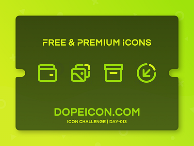 Dopeicon - Icon Showcase 013 album animation app branding design dopeicon flat freebies icon illustration inbox logo type typography ui ux vector wallet web website