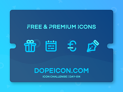 Dopeicon - Icon Showcase 014 animation app branding calendar currency design dopeicon flat freebies gift icon illustration logo type typography ui ux vector web website