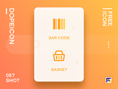 Dopeicon - Icon Showcase 057 animation app barcode basket branding design dopeicon flat freebies icon illustration logo shopping type typography ui ux vector web website