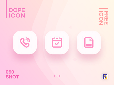Dopeicon - Icon Showcase 060 animation app branding contact form design documentary dopeicon flat freebies icon illustration logo phone type typography ui ux vector web website