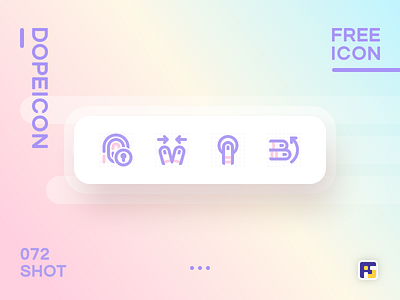 Dopeicon - Icon Showcase 072 animation app branding design dopeicon finger finger print fingerprint flat freebies icon illustration logo type typography ui ux vector web website