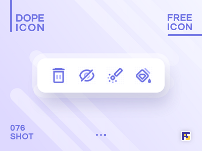 Dopeicon - Icon Showcase 076 animation app branding design dopeicon flat freebies icon illustration logo magic wand pattern type typography ui ux vector web website
