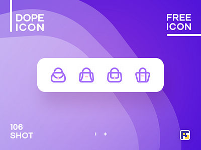 Dopeicon - Icon Showcase 106 animation app branding design dope dopeicon fashion flat freebies handbag icon illustration logo type typography ui ux vector web website