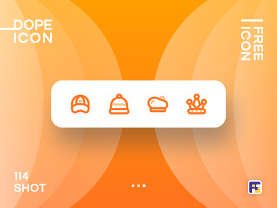 Dopeicon - Icon Showcase 114 animation app branding caps design dope dopeicon flat freebies hat icon illustration logo type typography ui ux vector web website