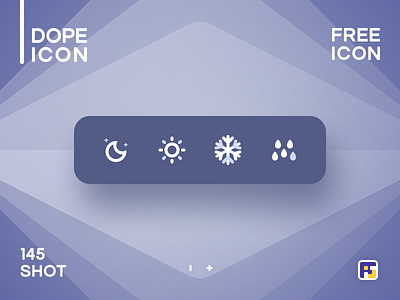 Dopeicon - Icon Showcase 145 animation app branding design dope dopeicon flat freebies icon illustration logo type typography ui ux vector weather weather icon web website