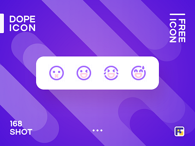 Dopeicon - Icon Showcase 168 animation app branding design dope dopeicon emoji flat freebies icon illustration logo smile type typography ui ux vector web website