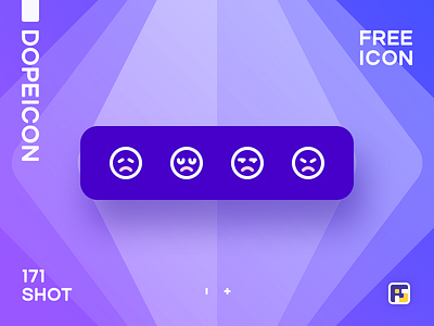 Dopeicon - Icon Showcase 171 animation app branding design dope dopeicon emoji emoji set flat freebies icon illustration logo type typography ui ux vector web website