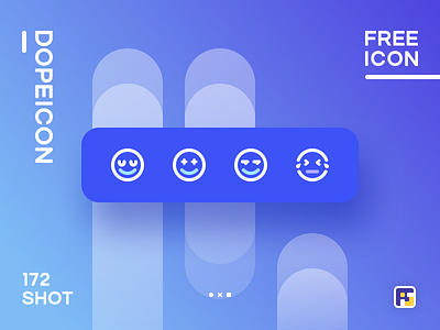 Dopeicon - Icon Showcase 172 animation app branding design dope dopeicon emoji emoji set flat freebies icon illustration logo type typography ui ux vector web website