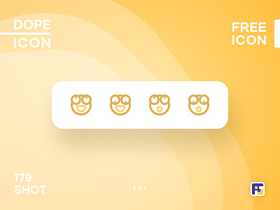 Dopeicon - Icon Showcase 179 animation app branding design dope dopeicon emoji set emojis flat freebies icon illustration logo type typography ui ux vector web website