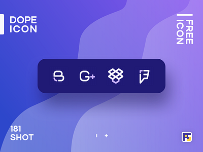 Dopeicon - Icon Showcase 181 animation app branding design dope dopeicon flat freebies icon illustration logo social buttons social icons type typography ui ux vector web website