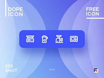 Dopeicon - Icon Showcase 203 animation app branding design dope dopeicon flat freebies icon illustration logo mobile print typography ui vector web design website